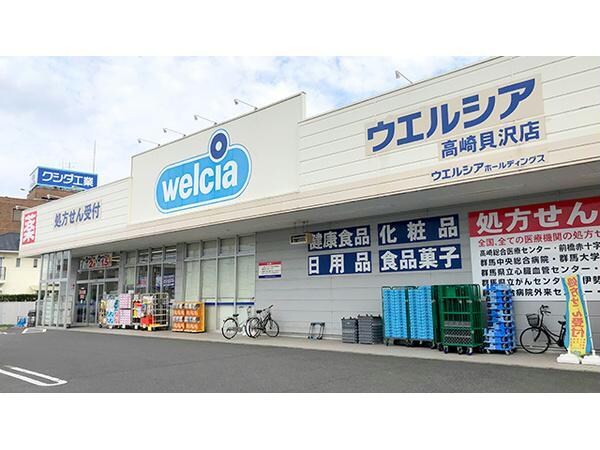 ウエルシア高崎貝沢店(ドラッグストア)まで1171m Ｋ－ＰＬＡＺＡ　Ⅱ