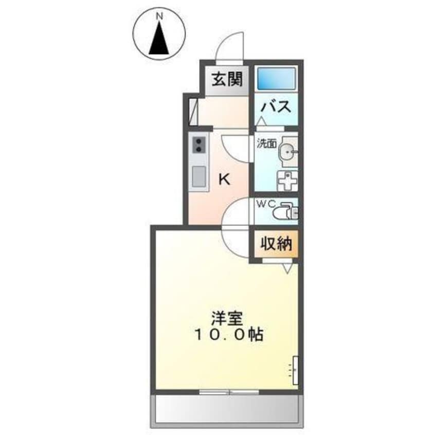 間取図 エンタープライズ　ガーデン