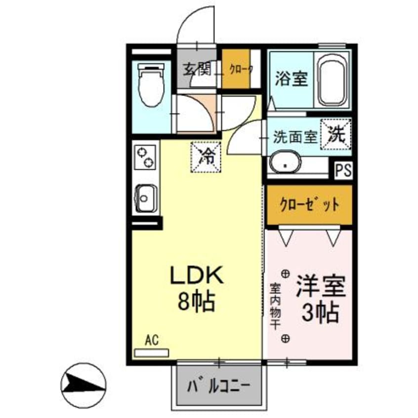 間取図 Floral Nakajima Ⅱ
