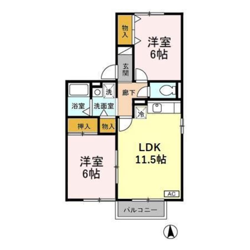 間取図 サンモール