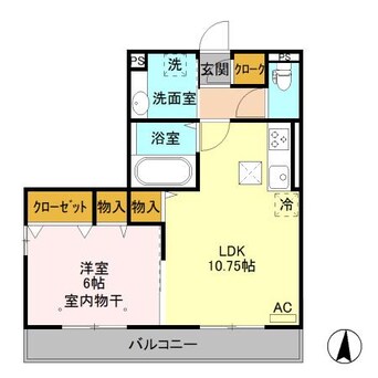 間取図 ライズグレース　Ｂ