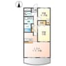 ファミーユ 2LDKの間取り