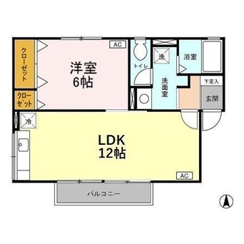 間取図 シエル高井