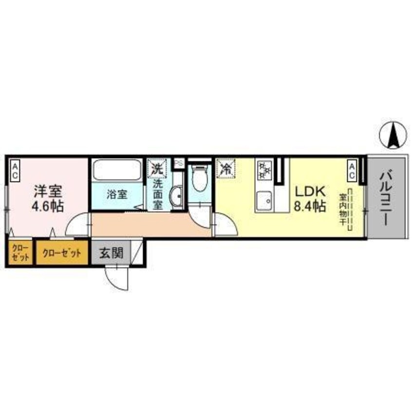 間取図 D-ROOM昭和町