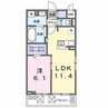 ラニカイ・Ｍ 1LDKの間取り