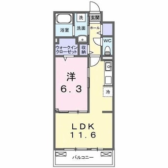 間取図 ラニカイ・Ｍ