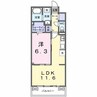 ラニカイ・Ｍ 1LDKの間取り