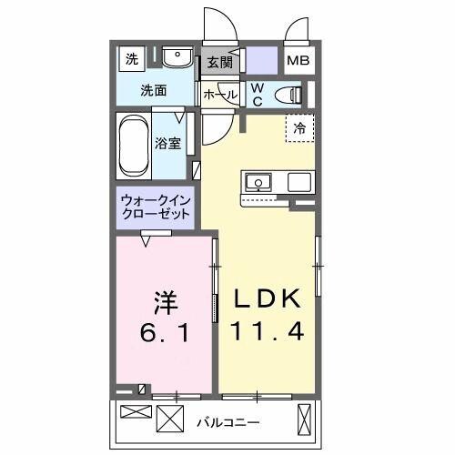 間取り図 ラニカイ・Ｍ