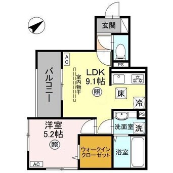 間取図 La Maison 本町