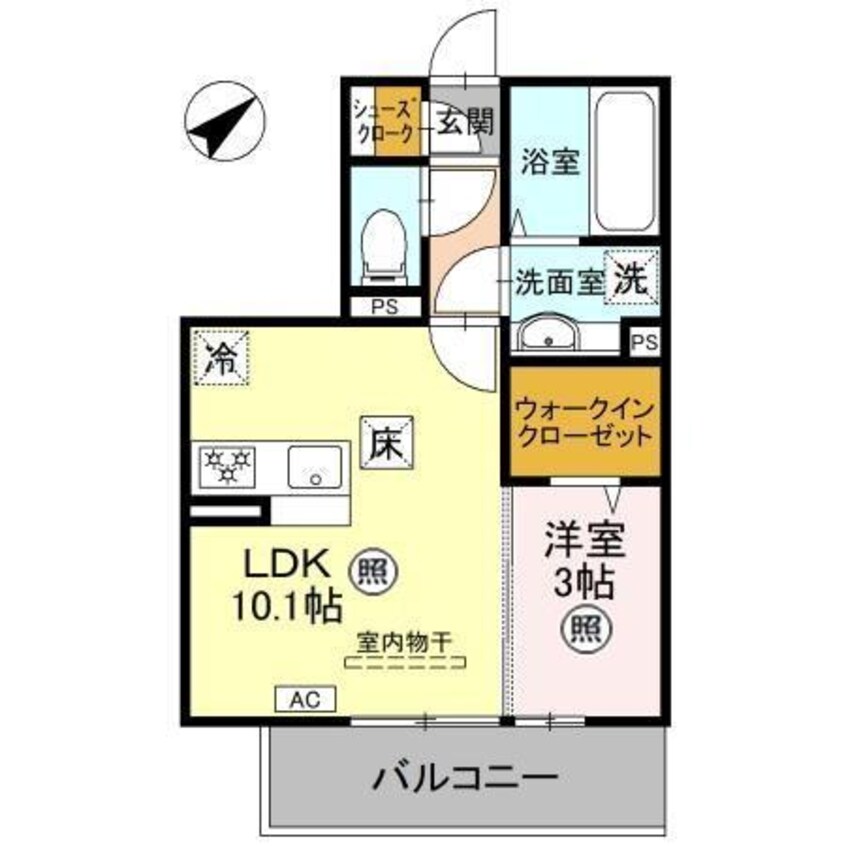 間取図 La Maison 本町