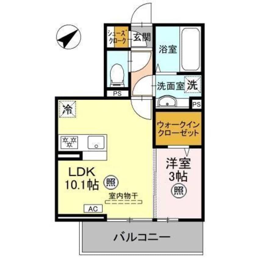 間取図 La Maison 本町