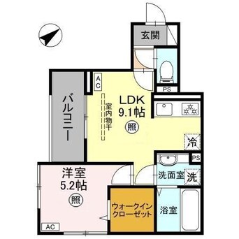 間取図 La Maison 本町