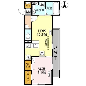 間取図 D-room Fiore ”N”
