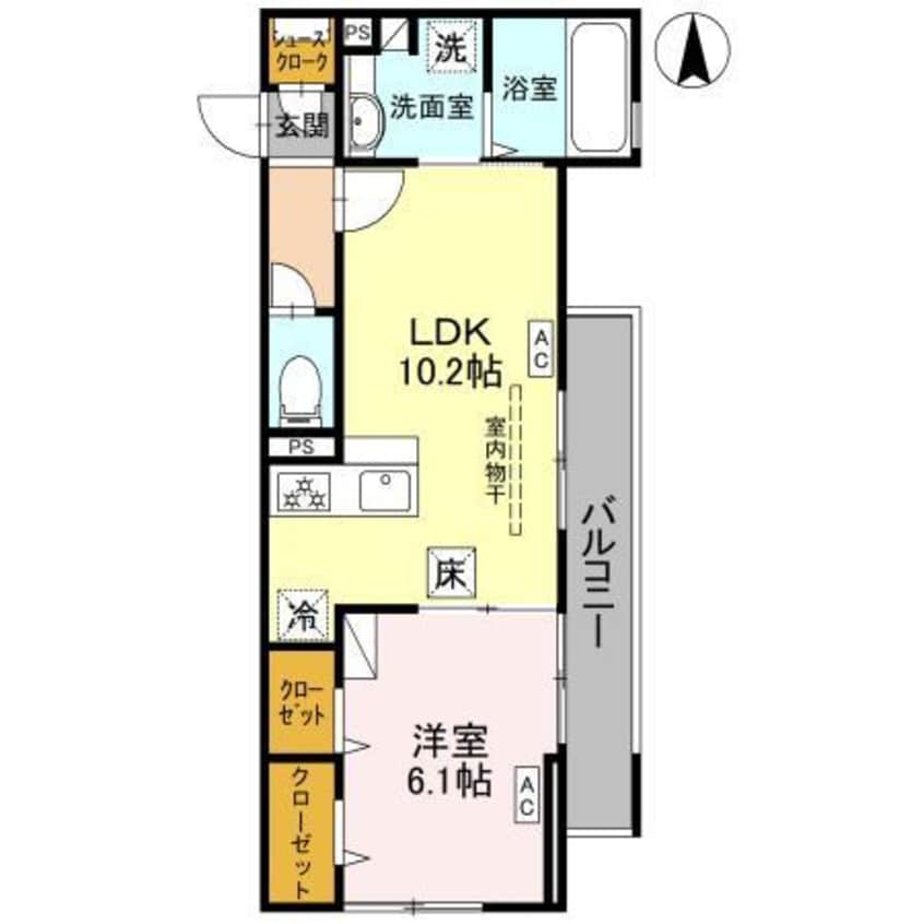 間取図 D-room Fiore ”N”