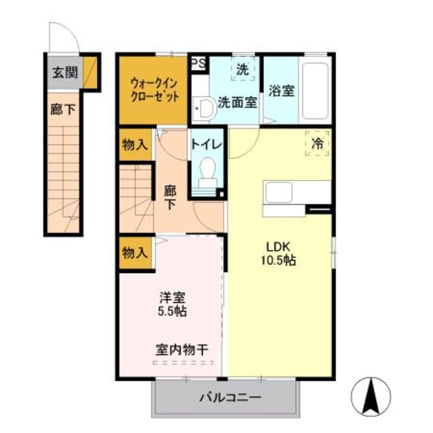 間取図 クロワール