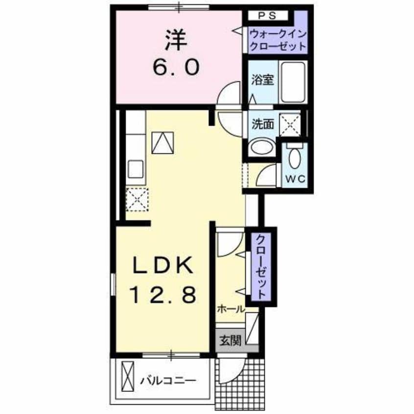 間取図 アクアクロスＢ