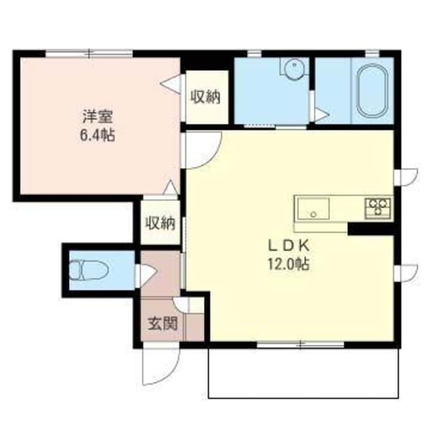 間取図 ラティールＤ