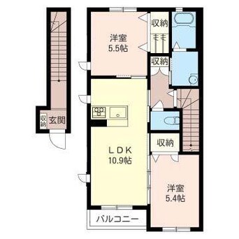 間取図 ボヌールシュシュⅡ