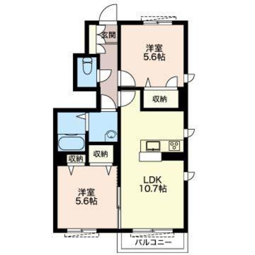 間取図 ヴィラ・フィオーレ