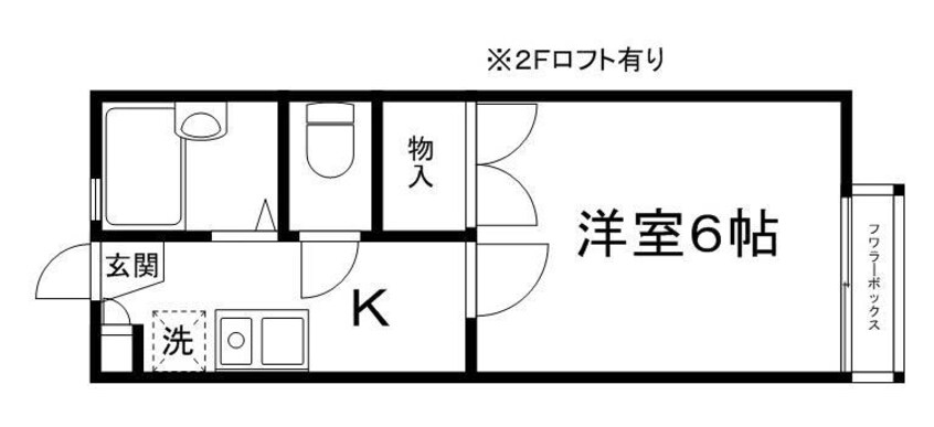 間取図 OA  FLAT御立中