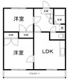 エイセイ坂出　壱番館　弐番館 2LDKの間取り