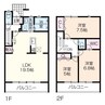 OA FLAT飾東IIH棟 3LDKの間取り