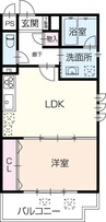 TERRAIN-S 1LDKの間取り