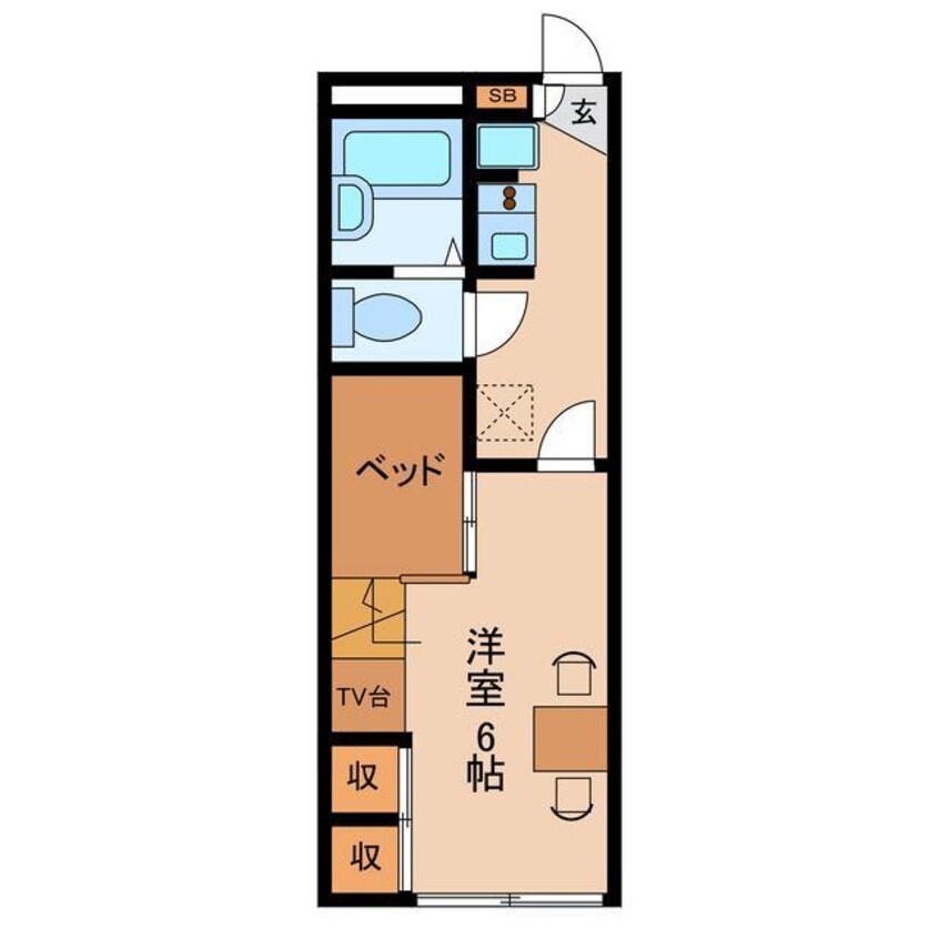 間取図 ドミール中島Ｎ