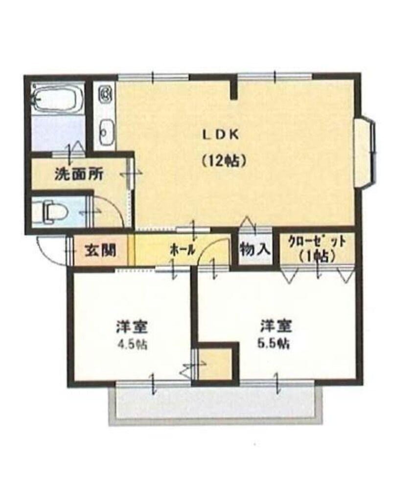 間取図 サンシティ白楊