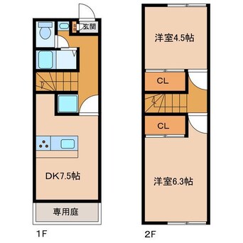 間取図 OA FLAT飯田