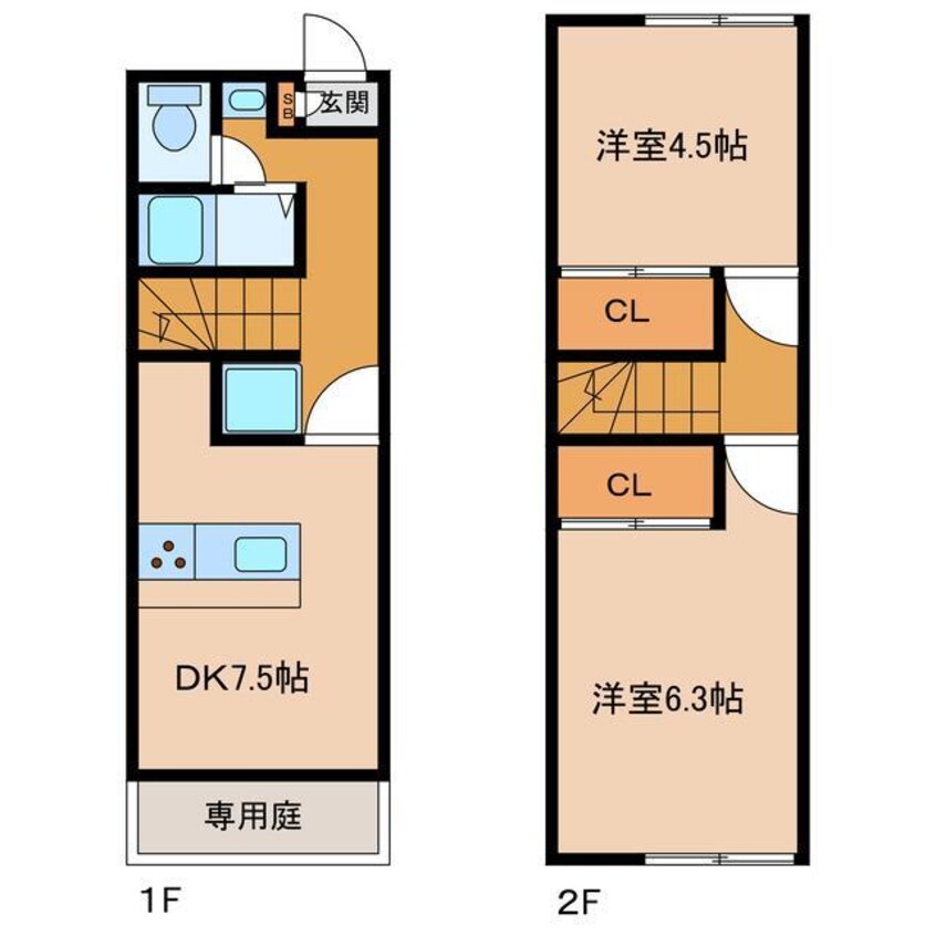 間取図 OA FLAT飯田