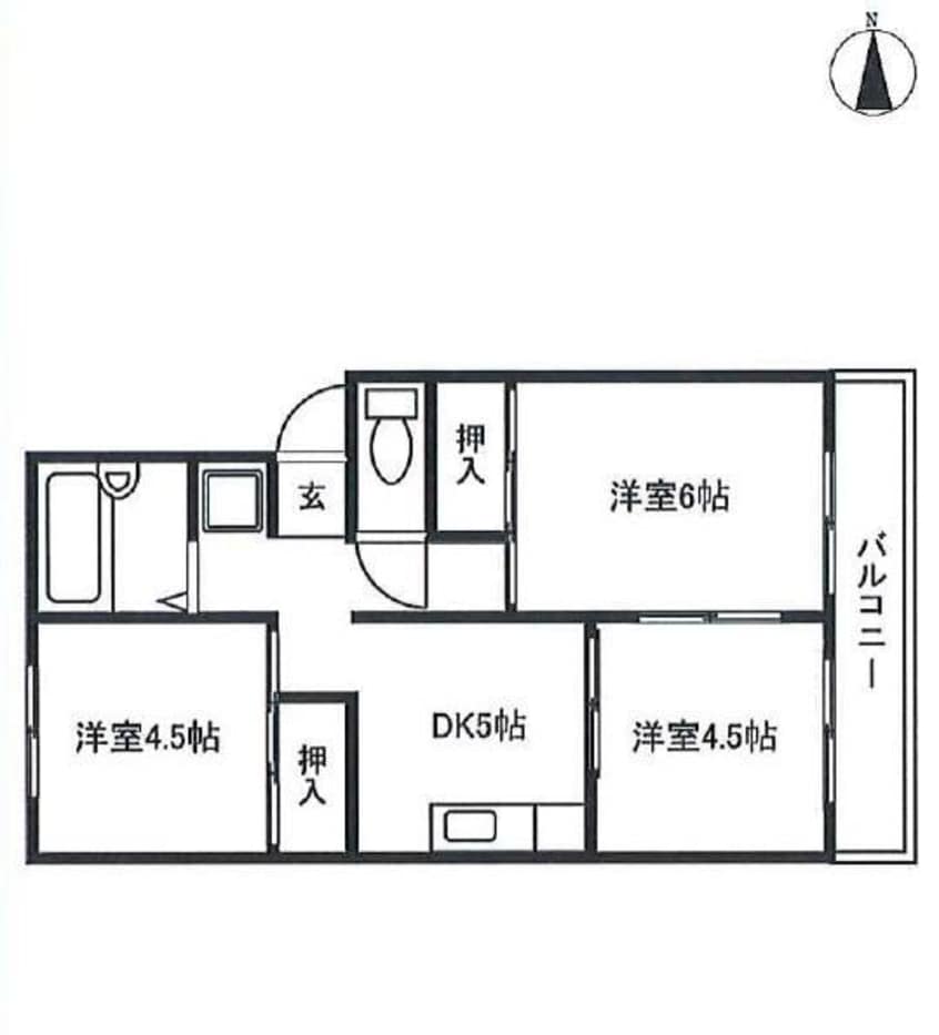 間取図 カーサ・リーゾ