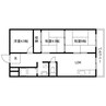皐月マンション 3LDKの間取り