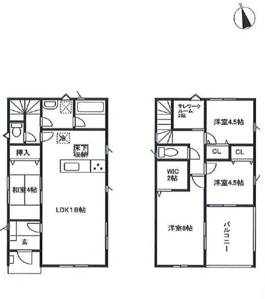 間取図 御津町苅屋戸建　３