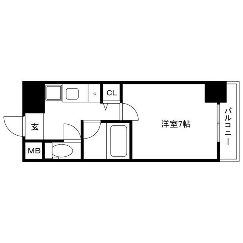 間取図 エスリード三宮第3