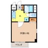 コンフォール港楽 1Kの間取り