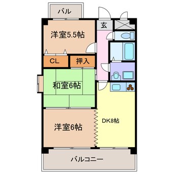間取図 アビタシオン一番