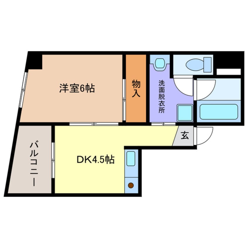 間取図 MOWAビル