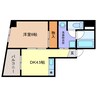 MOWAビル 1DKの間取り