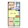 マルサンマンション 3LDKの間取り
