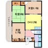 エスペラール明正 3LDKの間取り