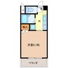 メルベーユⅠ 1Kの間取り