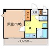 ルームⅠフジハイツ 1Kの間取り