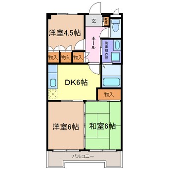 間取図 エミールⅡ