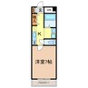 コーポラスヤスイ 1Kの間取り