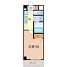 コンドミニオ内田橋 1Kの間取り