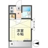 ポルト大手町 1Kの間取り