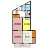 ヒロタマンション 3DKの間取り