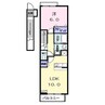 ノイアクティーフ 1LDKの間取り
