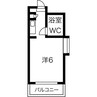 ドール神宮西 1Rの間取り